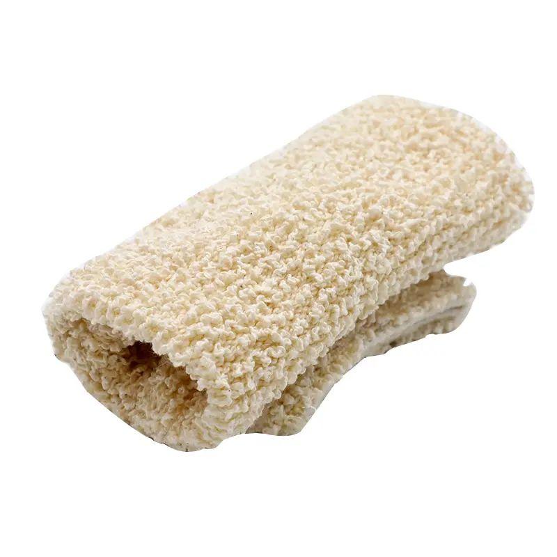 Ympäristöystävällinen luonnollinen hamppukuoriva Bath Mitt Glove sieni kylpyyn