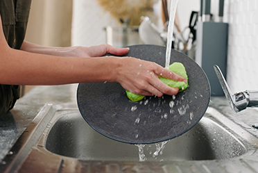 Keittiön puhdas sieni